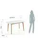 Masa Extensibila Still White Wood 4294 Tomasucci Italia 