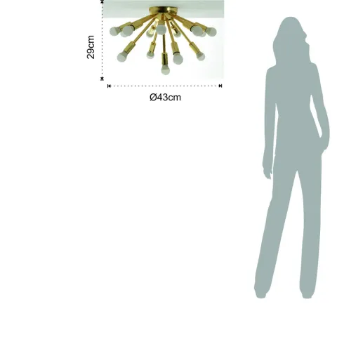 Lustra Plafon Astra 4319 Tomasucci Italia 
