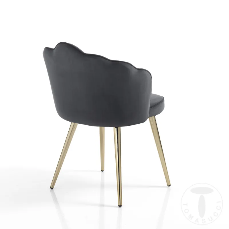 Scaun Captusit Shell Grey 4334 Tomasucci Italia 