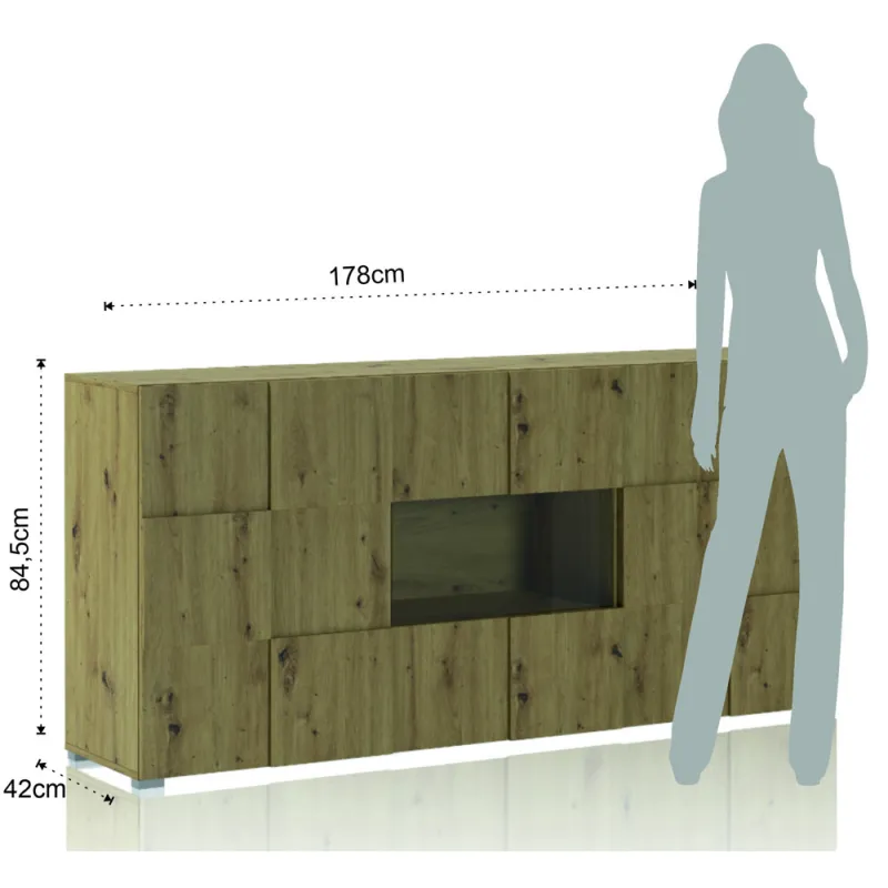Bufet Din Panouri Ecologice Patrik Big 4343 Tomasucci Italia 