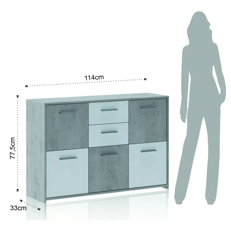 Bufet Din Panouri Ecologice Domino 4350 Tomasucci Italia 