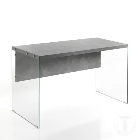 Birou Din Sticla Securizata Nancy Cement 4368 Tomasucci Italia 