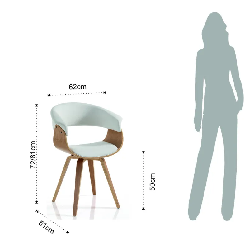 Scaun Captusit Visby Wood 4371 Tomasucci Italia 