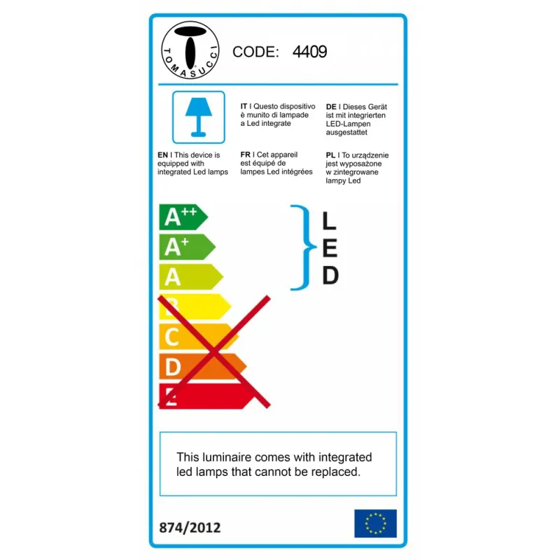 Plafoniera Shanghai 4409 Tomasucci Italia 