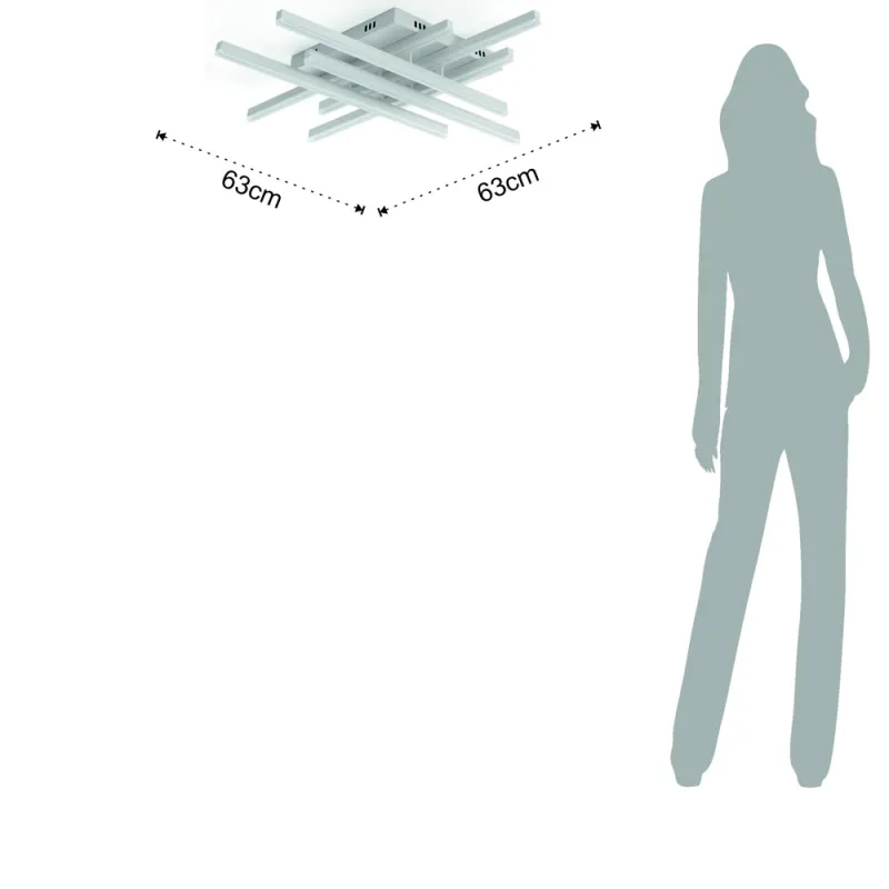 Plafoniera Shanghai 4409 Tomasucci Italia 