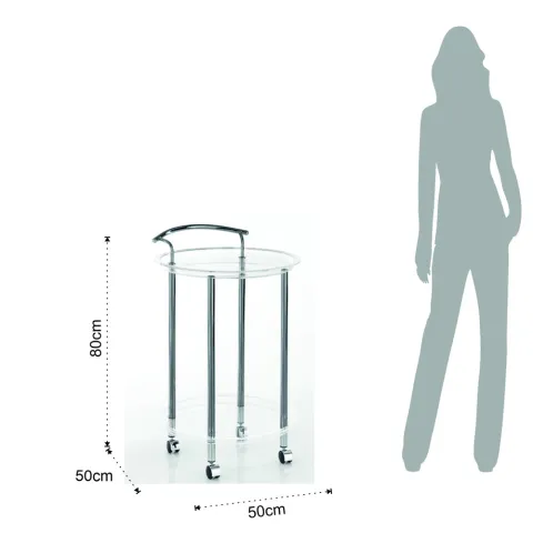 Carucior Din Acril Tino Round 4498 Tomasucci Italia 