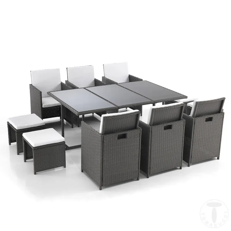 Set Masa+Scaune 11 Piese Kalamos 4504 Tomasucci Italia 