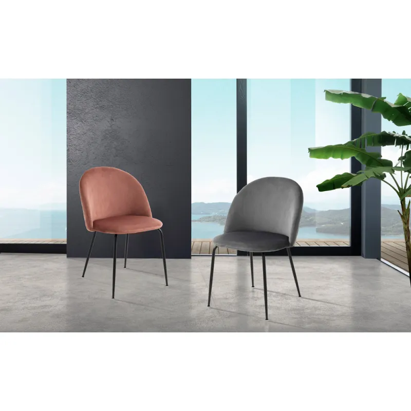 Scaun Captusit Selly Grey 4578 Tomasucci Italia 