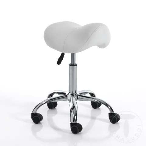 Taburet Cu Roti Kaio White 4582 Tomasucci Italia 