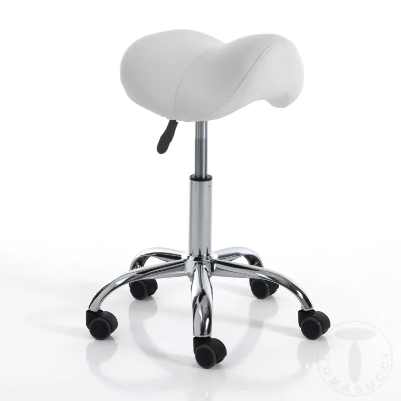 Taburet Cu Roti Kaio White 4582 Tomasucci Italia 