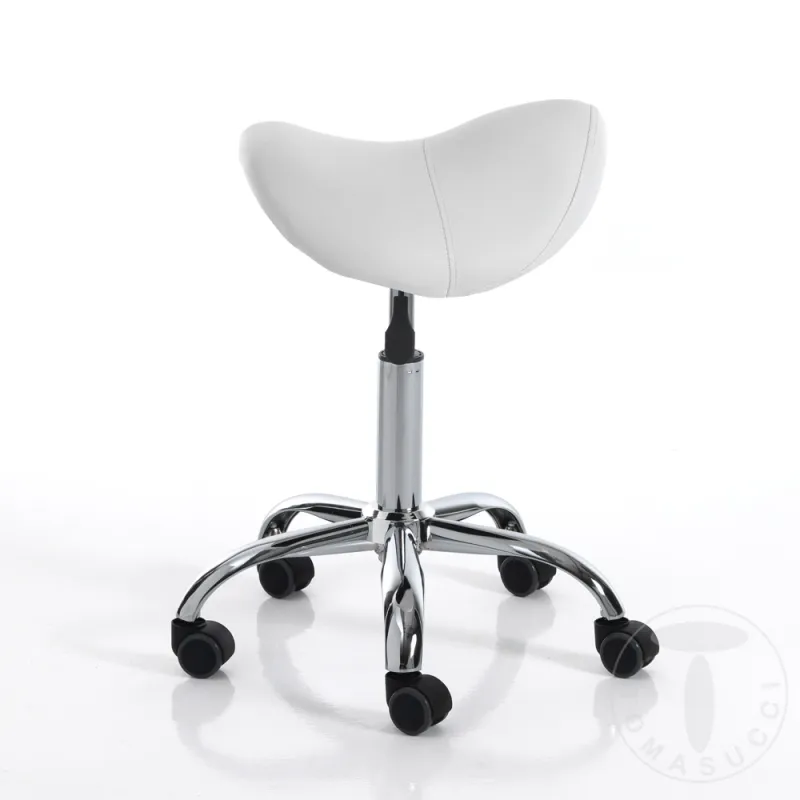 Taburet Cu Roti Kaio White 4582 Tomasucci Italia 
