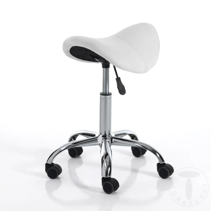 Taburet Cu Roti Kaio White 4582 Tomasucci Italia 