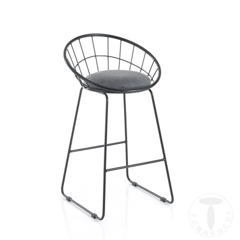 Scaun Captusit Aza Black 4633 Tomasucci Italia 