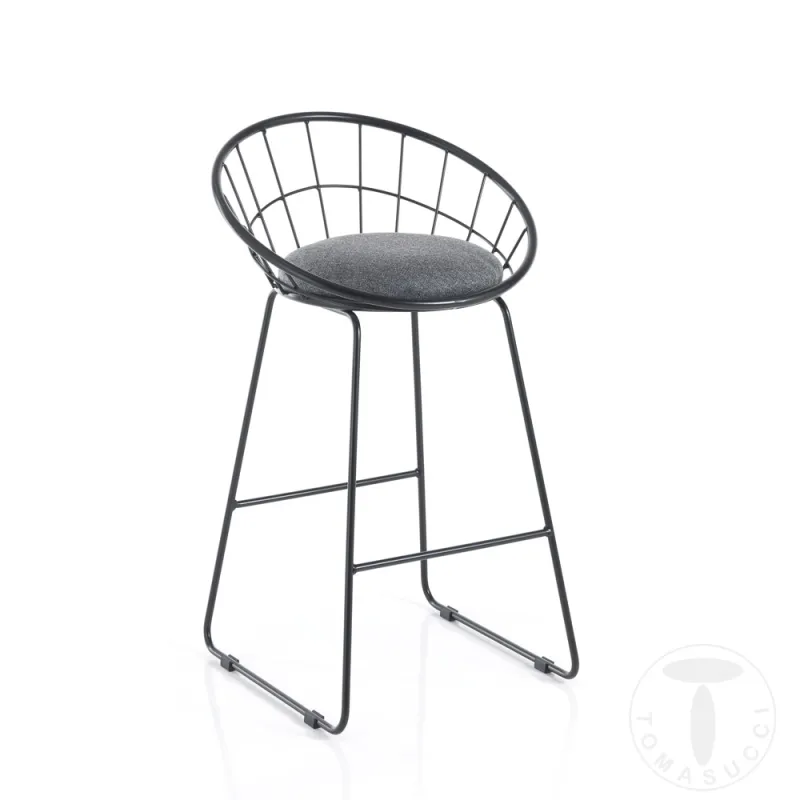 Scaun Captusit Aza Black 4633 Tomasucci Italia 