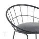 Scaun Captusit Aza Black 4633 Tomasucci Italia 