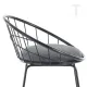Scaun Captusit Aza Black 4633 Tomasucci Italia 
