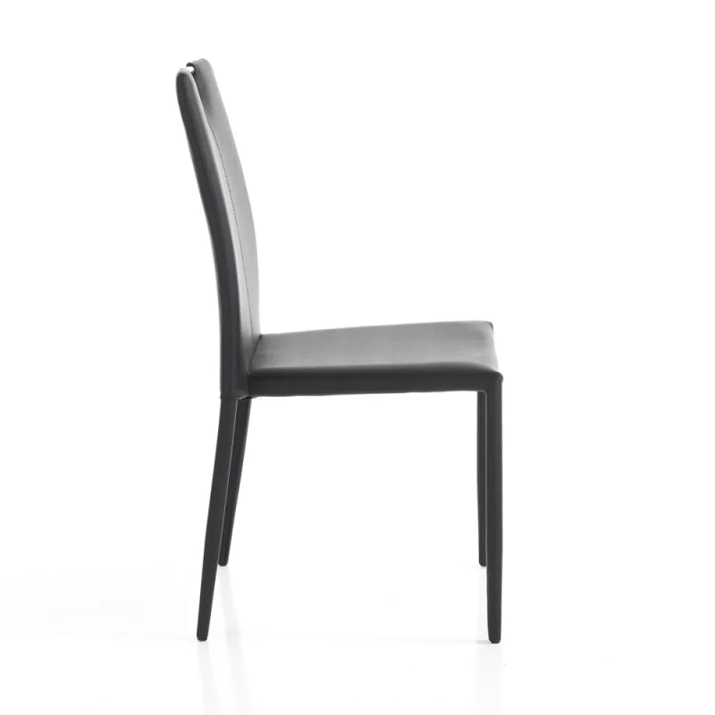 Scaun Tapitat Sara Black 4638 Tomasucci Italia 