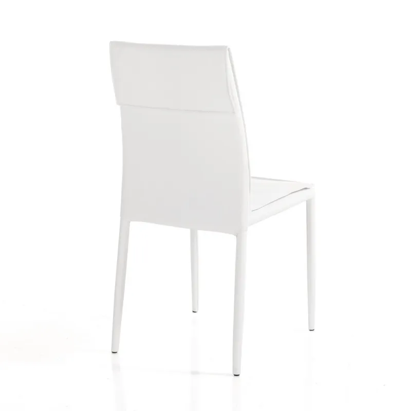 Scaun Tapitat Lucia White 4640 Tomasucci Italia 