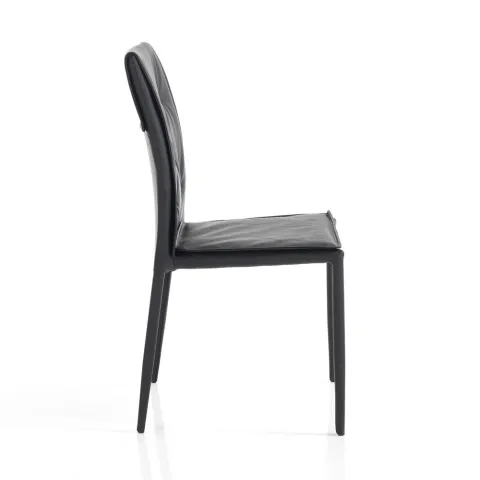 Scaun Tapitat Lucia Black 4641 Tomasucci Italia 
