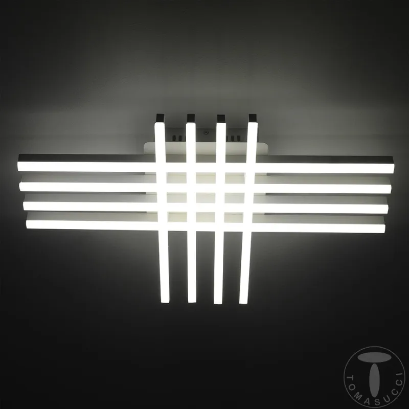 Plafoniera Cross White 4660 Tomasucci Italia 