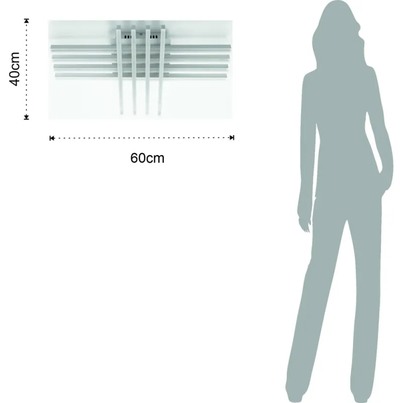 Plafoniera Cross White 4660 Tomasucci Italia 