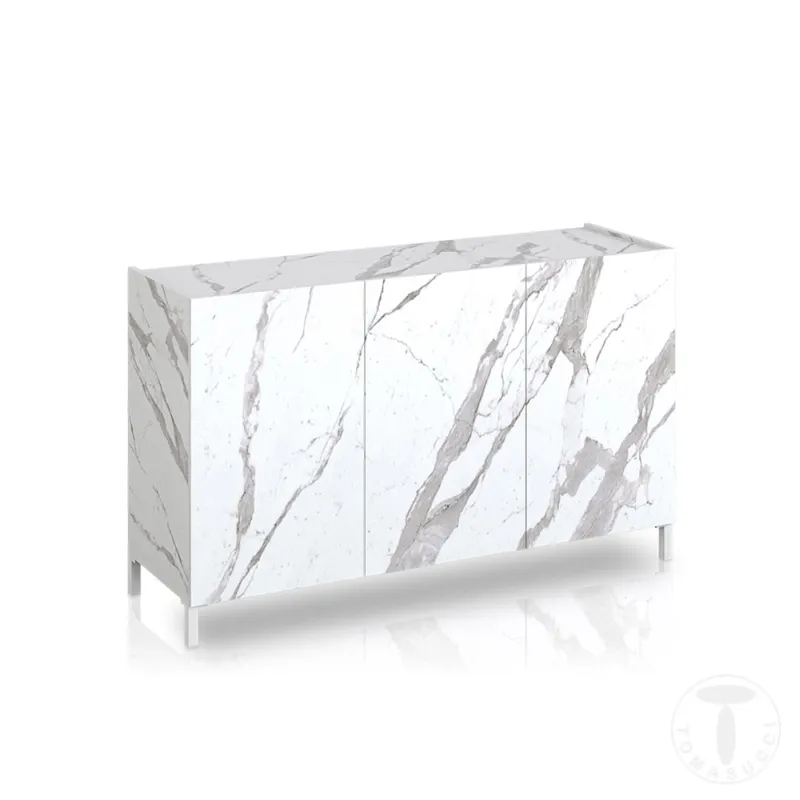 Bufet Din Panouri Ecologice Eddy White Marble 4682 Tomasucci Italia 