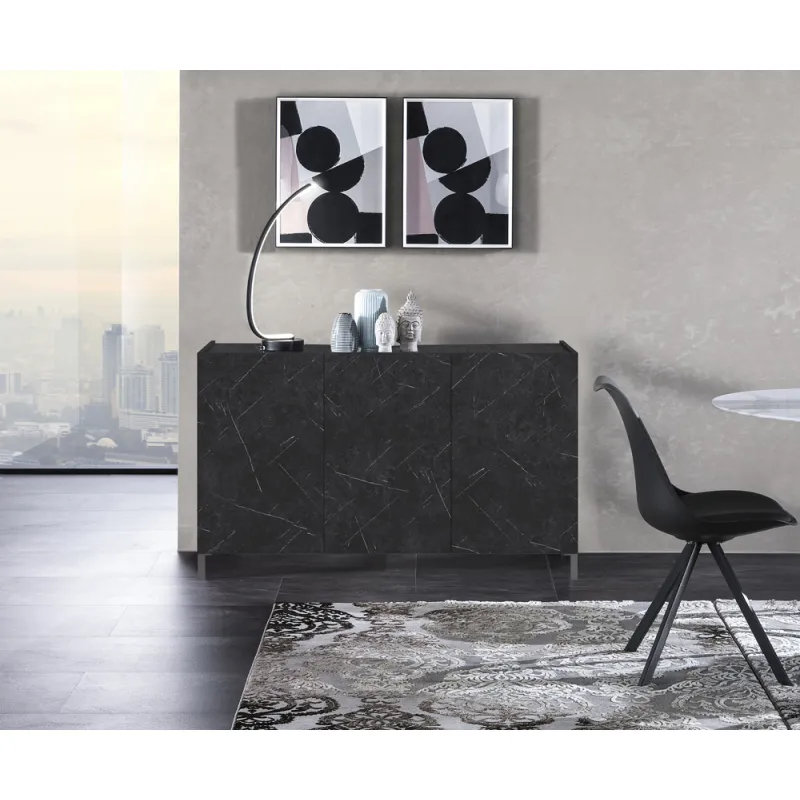 Bufet Din Panouri Ecologice Eddy Black Marble 4685 Tomasucci Italia 
