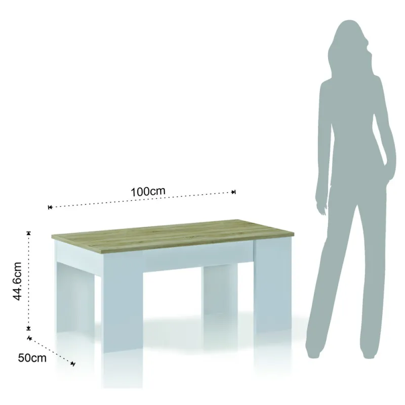 Masuta De Cafea Rama Wood 4688 Tomasucci Italia 