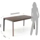 Masa Extensibila Varm Dark Wood 4703 Tomasucci Italia 