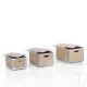 Set 3 Cutii Din Lemn Pentru Depozitare Wood 4716 Tomasucci Italia 