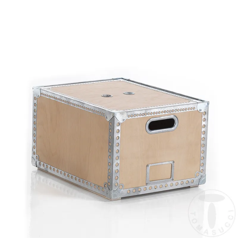 Set 3 Cutii Din Lemn Pentru Depozitare Wood 4716 Tomasucci Italia 