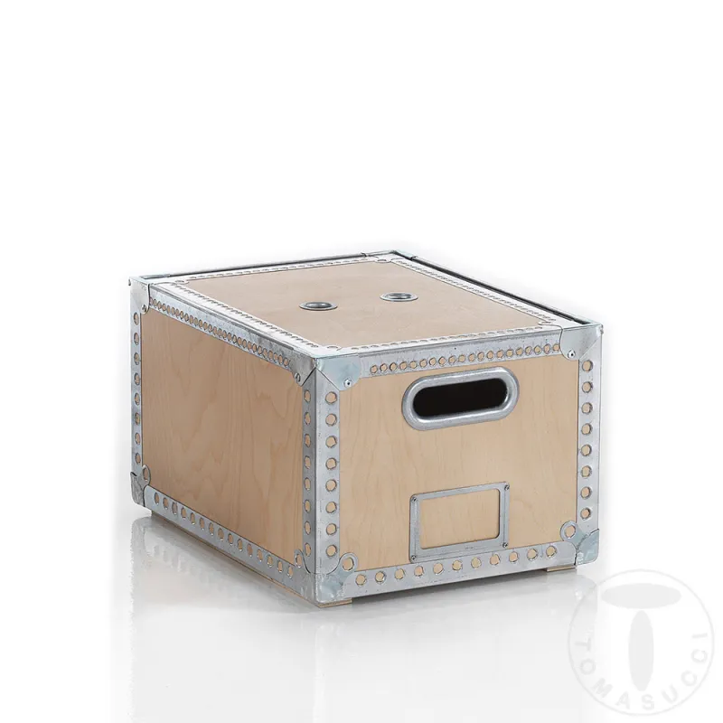 Set 3 Cutii Din Lemn Pentru Depozitare Wood 4716 Tomasucci Italia 