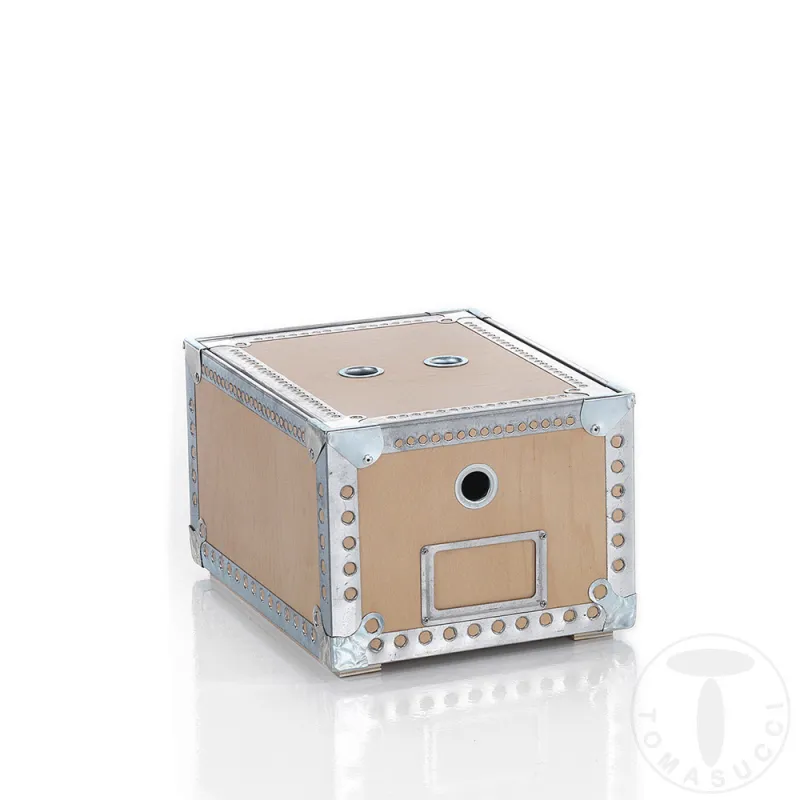 Set 3 Cutii Din Lemn Pentru Depozitare Wood 4716 Tomasucci Italia 