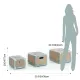Set 3 Cutii Din Lemn Pentru Depozitare Wood 4716 Tomasucci Italia 