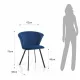 Scaun Tapitat Noah Blue 4718 Tomasucci Italia 