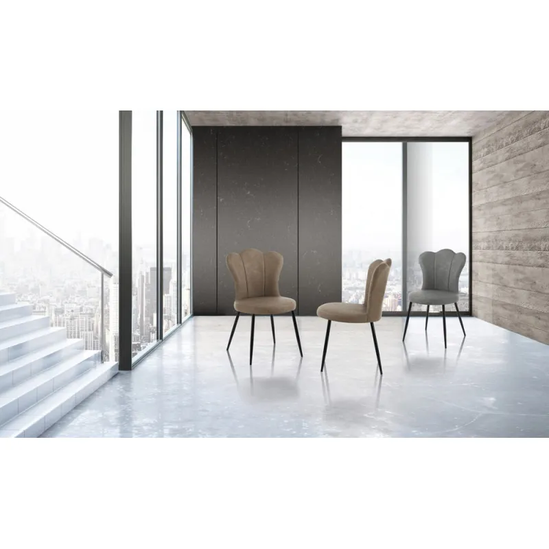 Scaun Tapitat Charlotte Old Sand 4721 Tomasucci Italia 