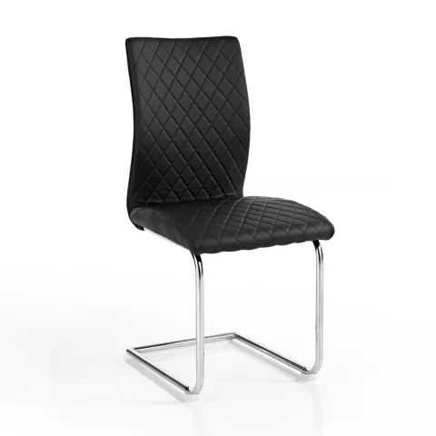 Scaun Tapitat Jasmin Black 4722 Tomasucci Italia 