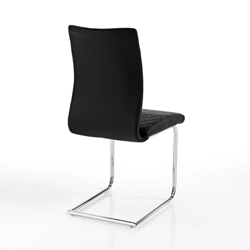 Scaun Tapitat Jasmin Black 4722 Tomasucci Italia 