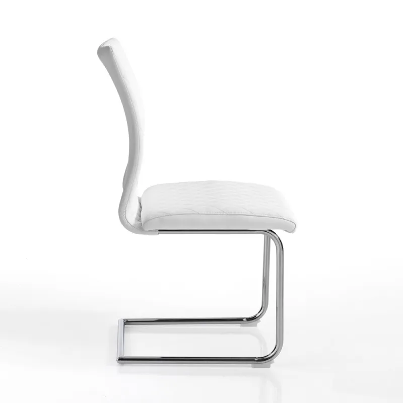 Scaun Tapitat Jasmin White 4723 Tomasucci Italia 