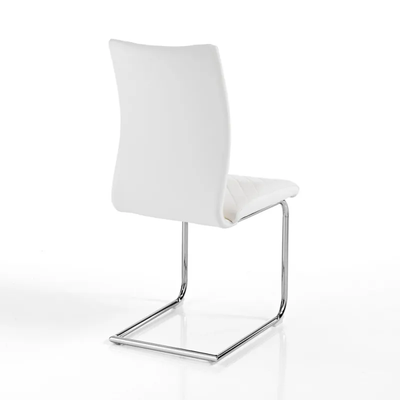 Scaun Tapitat Jasmin White 4723 Tomasucci Italia 