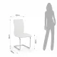 Scaun Tapitat Jasmin White 4723 Tomasucci Italia 