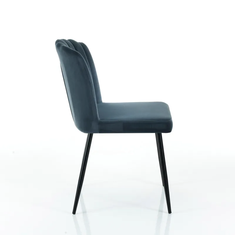 Scaun Tapitat Claudia Blu Ocean 4724 Tomasucci Italia 