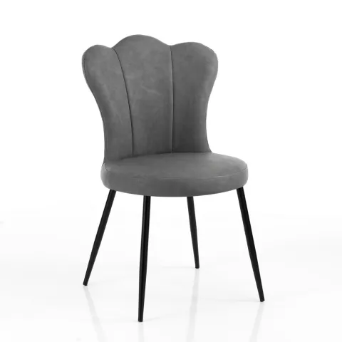 Scaun Tapitat Charlotte Old Grey 4726 Tomasucci Italia 