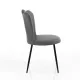 Scaun Tapitat Charlotte Old Grey 4726 Tomasucci Italia 