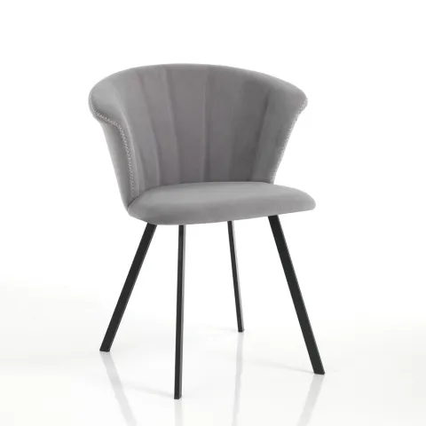Scaun Tapitat Noah Grey 4727 Tomasucci Italia 