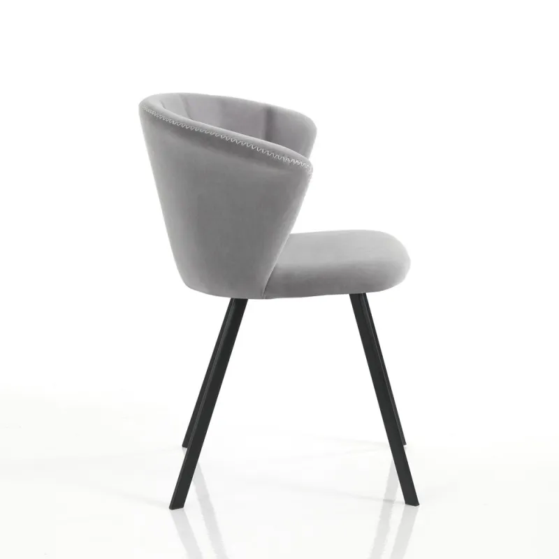 Scaun Tapitat Noah Grey 4727 Tomasucci Italia 