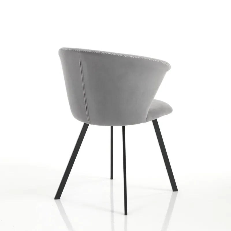 Scaun Tapitat Noah Grey 4727 Tomasucci Italia 