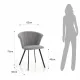 Scaun Tapitat Noah Grey 4727 Tomasucci Italia 