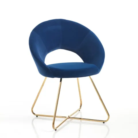 Scaun Tapitat Edda Blue 4732 Tomasucci Italia 