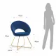 Scaun Tapitat Edda Blue 4732 Tomasucci Italia 